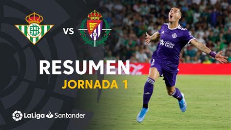 Resumen de Real Betis vs Real Valladolid (2